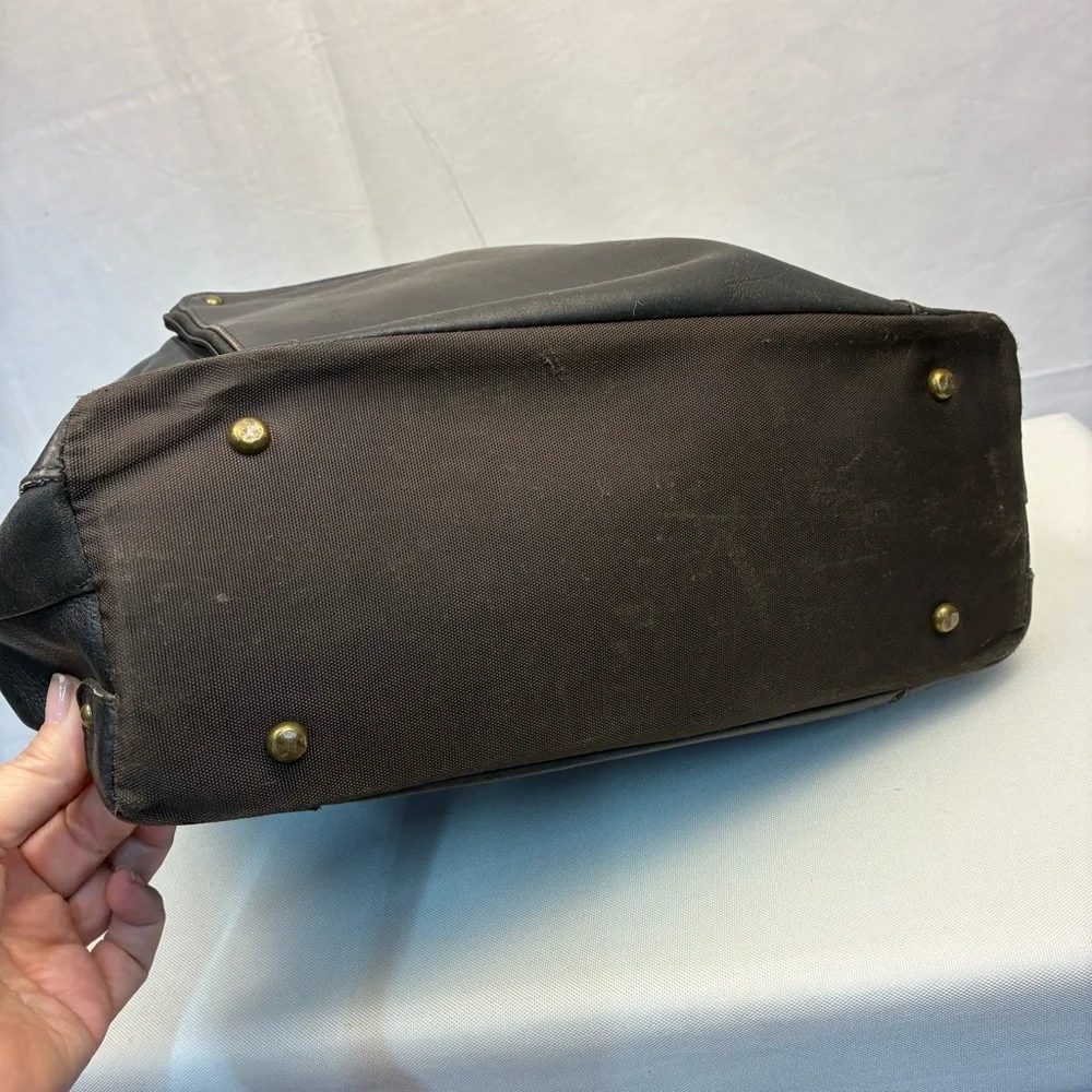 Solo NY Leather Executive Laptop Oversized Tote